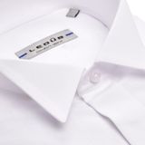 Ledub - Gala Overhemd - Wit - Poplin - Lange Mouwen