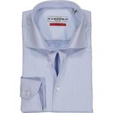 Ledub - Slim Fit Overhemd - Lichtblauw - 100% Katoen - Strijkvrij