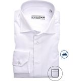 Ledub - Modern Fit Overhemd - Wit - 100% Katoen - Strijkvrij