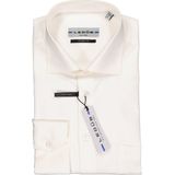 Ledub - Modern Fit Overhemd - Wit - 100% Katoen - Strijkvrij