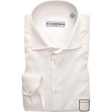 Ledub - Modern Fit Overhemd - Wit - 100% Katoen - Strijkvrij