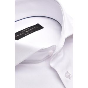 John Miller - Business Overhemd - Wit - Katoen - Slim Fit
