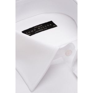 John Miller - Overhemd - Wit - Katoen - Dubbele Manchet