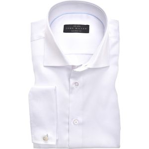 John Miller Overhemd wit, Effen
