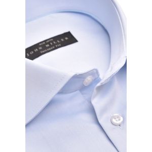 John Miller - Tailored Fit - Overhemd - Lichtblauw - Katoen
