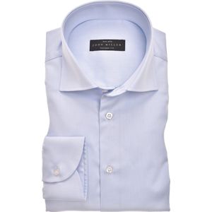 John Miller - Tailored Fit - Overhemd - Lichtblauw - Katoen