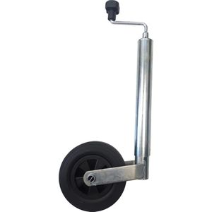 Neuswiel voor aanhangwagen/trailer - rond 48 mm - kunststof velg