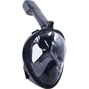 Snorkelmasker met Aansluiting voor GoPro – Maat L/XL – Zwart – Beslaat Niet
