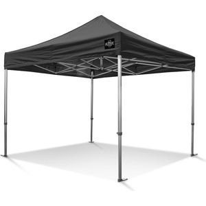 Grizzly Outdoor | Easy Up | partytent | 2x2 meter| zwart