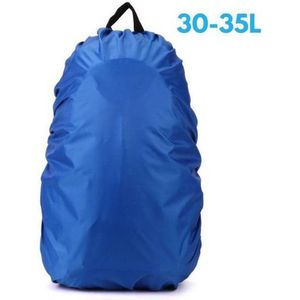 Regenhoes Rugzak - Regenhoes Waterdicht voor Backpack Rugzak - 30-35 Liter Regenhoes – Blauw