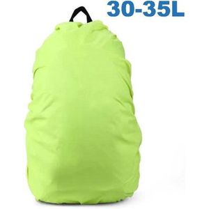 Flightbag Regenhoes Waterdicht voor Backpack Rugzak - 30-35 Liter Regenhoes – Groen