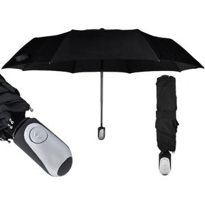 ForDig stormparaplu - Paraplu - Automatisch – Extra sterk – Opvouwbaar – Ø 110 cm – Zwart
