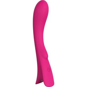 Dream Toys Honey Bear vibrator met clitorsstimulator Magenta 21,2 cm