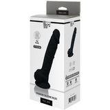 Dream Toys - Real Love Temperatuurgevoelige Dildo 17 cm - Zwart