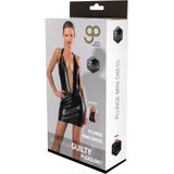 Wetlook Minijurkje met Diep Decolleté Guilty Pleasure - - XL