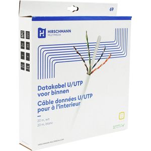Hirschmann - INKA CAT 6 - U/UTP Kabel - Wit - 20 m