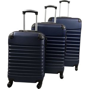 Banerle Kofferset 3 Delig - 85l & 50l & 30l Hard Case- Donkerblauw | Nieuw (outlet)