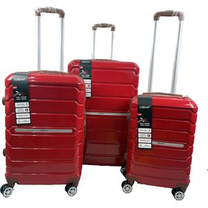 Libiao Kofferset 3 Delig - 85l & 50l & 30l - Rood