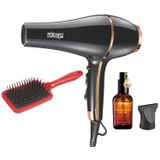 Dsp - Ac5413 - Föhn - Zwart - 2000W - 220-240V