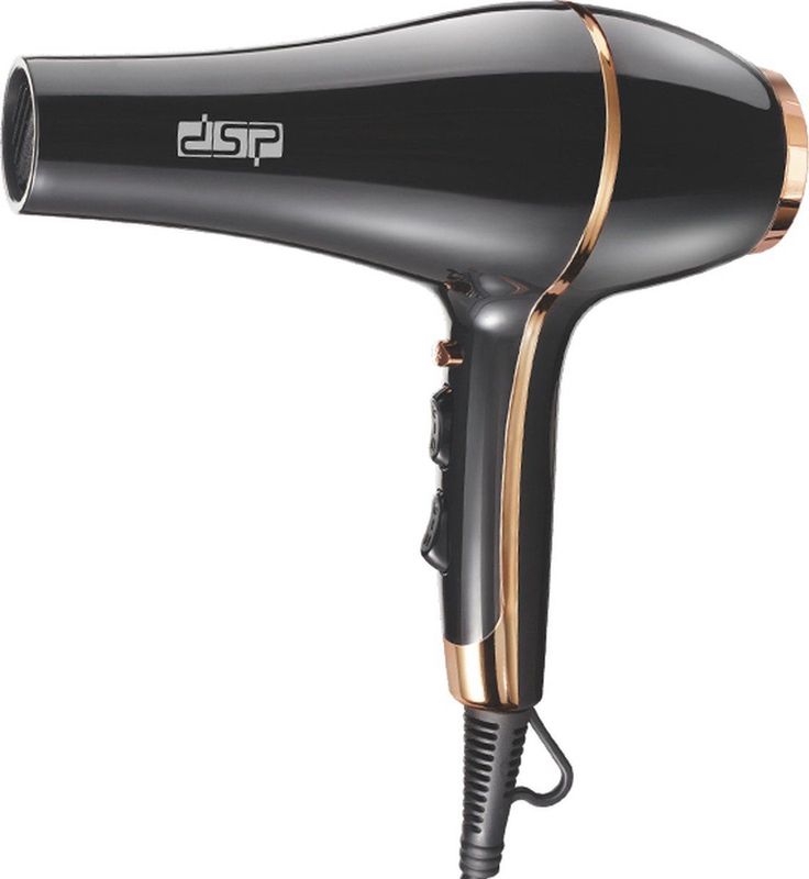 Dsp - Ac5413 - Föhn - Zwart - 2000W - 220-240V