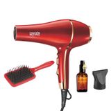 Dsp - Haardroger - Rood - 2000W - Koude Luchtfunctie - AC5413