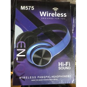 Draadloze - V5.0 Edr-hoofdtelefoon - Blauw - Bluetooth - Over-ear Koptelefoon met Hi-Fi Sound