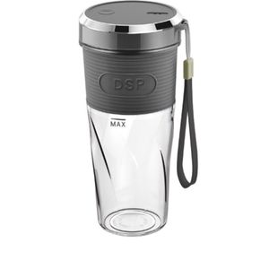 Dsp Kj2087 Blender To Go - Draadloos & Draagbaar - 350 Ml - Grijs