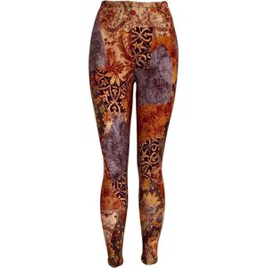 Trendy Hoge Taille Legging / Sport Legging | Sportbroek | Met Zakken | Blauw - S