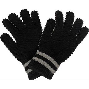 Comfortabele Gestreepte Handschoenen | One Size | Zwart