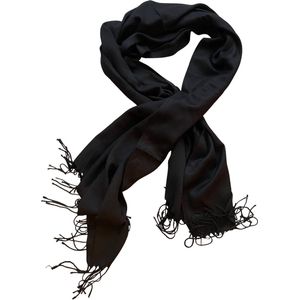Premium kwaliteit dames sjaal / Wintersjaal / lange sjaal - Zwart