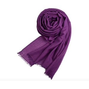 Premium kwaliteit dames sjaal / Wintersjaal / lange sjaal - Paars