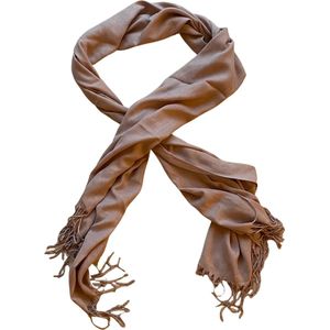 Premium kwaliteit dames sjaal / Wintersjaal / lange sjaal - Beige