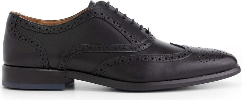 DenBroeck State St. Nette lage heren veterschoenen - Broques mannen - Zwart leer