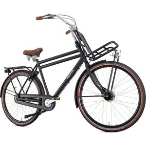 Popal - Daily Dutch Prestige N7 - Transportfiets - Mat Zwart - Stadsfiets - 61 centimeter