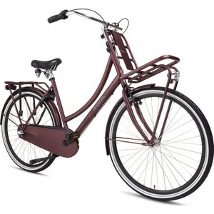 Popal - Daily Dutch Basic+ N3 - Transportfiets - Oak Red - Dames - 59 centimeter