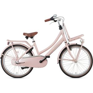 Popal Daily Dutch Basic+ N3 - Kinder Transportfiets - 22 inch - Zalmroze