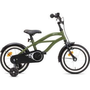 Nogan Rumble - Kinderfiets - Jongensfiets - 14 inch - Leger Groen