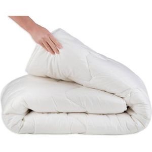 Merino Wool Beddengoed 100% Lamswol Merino Over Deken, Dubbel Dekbed, 200 x 200 cm DIK & WARM. NATUURLIJK PRODUCT