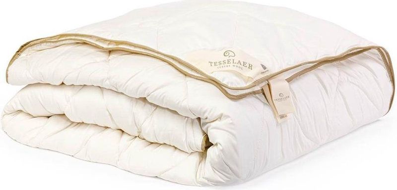 Tesselaer Wol 4 seizoenen dekbed Wit