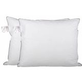 Cinderella Classic Hoofdkussens - Set van 2 - Medium Stevig - Polyester Vulling - Katoenen Tijk - 60x70 cm