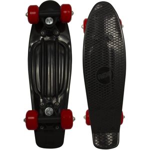 Skateboard 43 cm Zwart/Rood