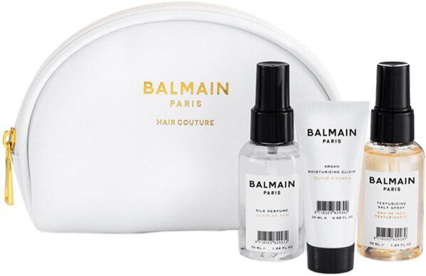 Balmain - White Cosmetic Styling Bag - 50 ml + 50 ml + 20 ml - Reisformaat Stylingproducten