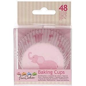 Baby Girl Baking Cups (48 stuks) (FunCakes)