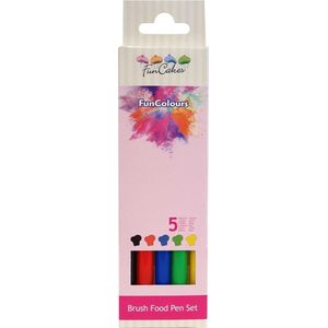 FunCakes FunColours Eetbare Stiften Primaire Kleuren Set van 5