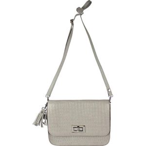 LouLou Essentiels-Handtassen-Bag Crocodilian-Grijs