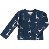 Fresk Wikkelvestje Giraf Indigo Blue