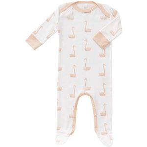 Fresk Baby Pyjama Met Voet Swan Pale Peach