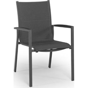 Foxx Stockable Chair Antraciet / Aluminium - Tierra Outdoor
