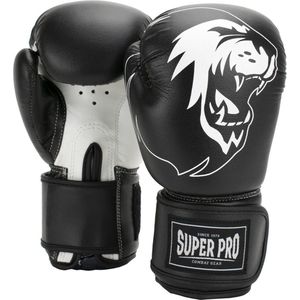 Super Pro Combat Gear Talent (kick)bokshandschoenen Zwart/Wit 6oz