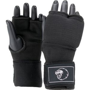 Super Pro Combat Gear Binnenhandschoenen Met Bandage Zwart/Wit Medium